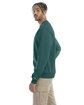 Champion Adult Powerblend Crewneck Sweatshirt emerald green ModelSide