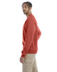 Champion Adult Powerblend Crewneck Sweatshirt red river clay ModelSide