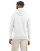Champion Adult Powerblend Pullover Hooded Sweatshirt white ModelBack