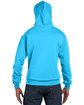 Champion Adult Powerblend Pullover Hooded Sweatshirt blue lagoon ModelBack