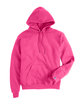 Champion Adult Powerblend Pullover Hooded Sweatshirt wow pink OFFront