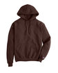 Champion Adult Powerblend Pullover Hooded Sweatshirt chocolate brown OFFront