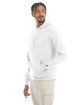 Champion Adult Powerblend Pullover Hooded Sweatshirt white ModelQrt