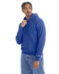 Champion Adult Powerblend Pullover Hooded Sweatshirt royal blue hthr ModelQrt