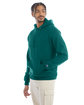 Champion Adult Powerblend Pullover Hooded Sweatshirt emerald green ModelQrt
