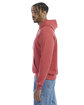 Champion Adult Powerblend Pullover Hooded Sweatshirt scarlet heather ModelSide