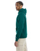 Champion Adult Powerblend Pullover Hooded Sweatshirt emerald green ModelSide