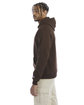 Champion Adult Powerblend Pullover Hooded Sweatshirt chocolate brown ModelSide