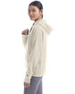 Champion Ladies' PowerBlend Relaxed Hooded Sweatshirt sand ModelSide