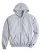Champion Adult Powerblend Full-Zip Hooded Sweatshirt light steel OFFront