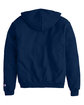 Champion Adult Powerblend Full-Zip Hooded Sweatshirt late night blue OFBack
