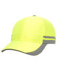 Outdoor Cap Structured Solid Back Hat safety yellow ModelQrt