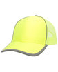 Outdoor Cap Structured Mesh Back Hat safety yellow ModelQrt