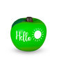 Prime Line Apple Shape Super Sqush Stress Ball Sensory Toy lime green DecoFront