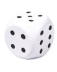 Prime Line Dice Shape Stress Ball white ModelQrt