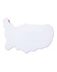 Prime Line Patriotic USA Map Shape Stress Reliever white ModelBack