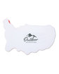 Prime Line Patriotic USA Map Shape Stress Reliever white DecoBack