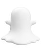 Prime Line Ghost Shape Stress Ball white ModelBack