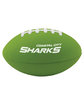 Prime Line Football Shape Stress Ball 5" lime green DecoFront