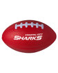 Prime Line Football Shape Stress Ball 5" red DecoFront