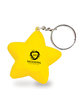 Prime Line Star Stress Reliever Key Chain yellow DecoFront