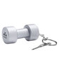 Prime Line Dumbbell Shape Stress Ball Keychain silver DecoQrt