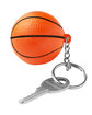 Prime Line Basketball Shape Stress Ball Keychain  