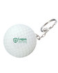 Prime Line Golf Ball Shape Stress Ball Keychain white DecoFront