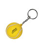 Prime Line Tennis Ball Shape Stress Ball Keychain yellow DecoFront