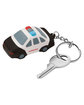 Prime Line Police Car Shape Stress Ball Keychain white ModelQrt