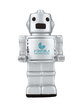 Prime Line Robot Shape Stress Ball silver DecoFront