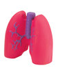 Prime Line Lungs Shape Stress Ball red ModelQrt