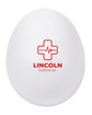 Prime Line Egg Shape Stress Ball white DecoFront