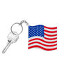 Prime Line Patriotic American Flag Shape Stress Ball Keychain  