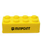 Prime Line Building Block Shape Stress Ball yellow DecoFront