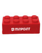 Prime Line Construction Building Block Shape Stress Ball red DecoFront