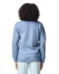 Gildan Unisex Softstyle Midweight Fleece Quarter-Zip Sweatshirt stone blue ModelBack