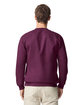 Gildan Unisex Softstyle Midweight Fleece Quarter-Zip Sweatshirt maroon ModelBack