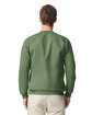 Gildan Unisex Softstyle Midweight Fleece Quarter-Zip Sweatshirt military green ModelBack