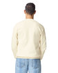 Gildan Unisex Softstyle Midweight Fleece Quarter-Zip Sweatshirt off white ModelBack