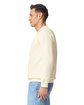 Gildan Unisex Softstyle Midweight Fleece Quarter-Zip Sweatshirt off white ModelSide