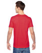 Fruit of the Loom Adult Sofspun Jersey Crew T-Shirt fiery red ModelBack