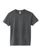 Fruit of the Loom Adult Sofspun Jersey Crew T-Shirt charcoal grey OFFront