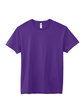 Fruit of the Loom Adult Sofspun Jersey Crew T-Shirt purple OFFront