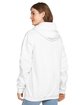 Gildan Adult Softstyle Fleece Pullover Hooded Sweatshirt white ModelBack