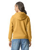 Gildan Adult Softstyle Fleece Pullover Hooded Sweatshirt mustard ModelBack