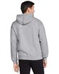 Gildan Adult Softstyle Fleece Pullover Hooded Sweatshirt rs sport grey ModelBack