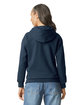 Gildan Adult Softstyle Fleece Pullover Hooded Sweatshirt blue dusk ModelBack