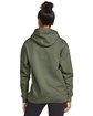 Gildan Adult Softstyle Fleece Pullover Hooded Sweatshirt military green ModelBack