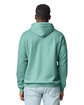 Gildan Adult Softstyle Fleece Pullover Hooded Sweatshirt aquatic ModelBack